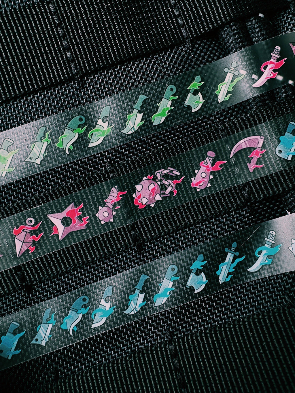 Washi tape (clear) | Weapons