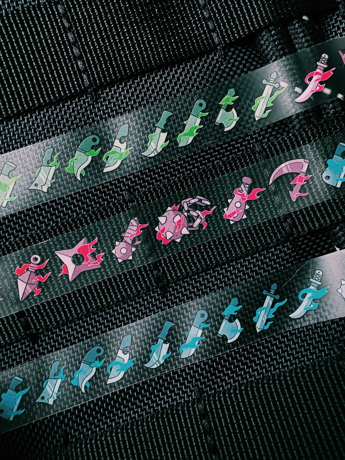 Washi tape (clear) | Weapons