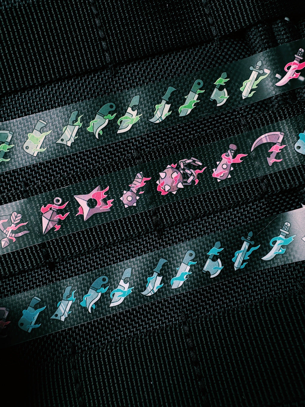 Washi tape (clear) | Weapons