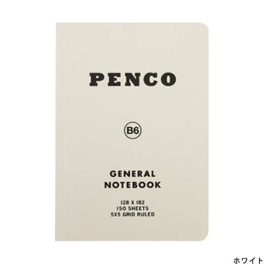 Penco - Soft PP Notebook/ B6: White