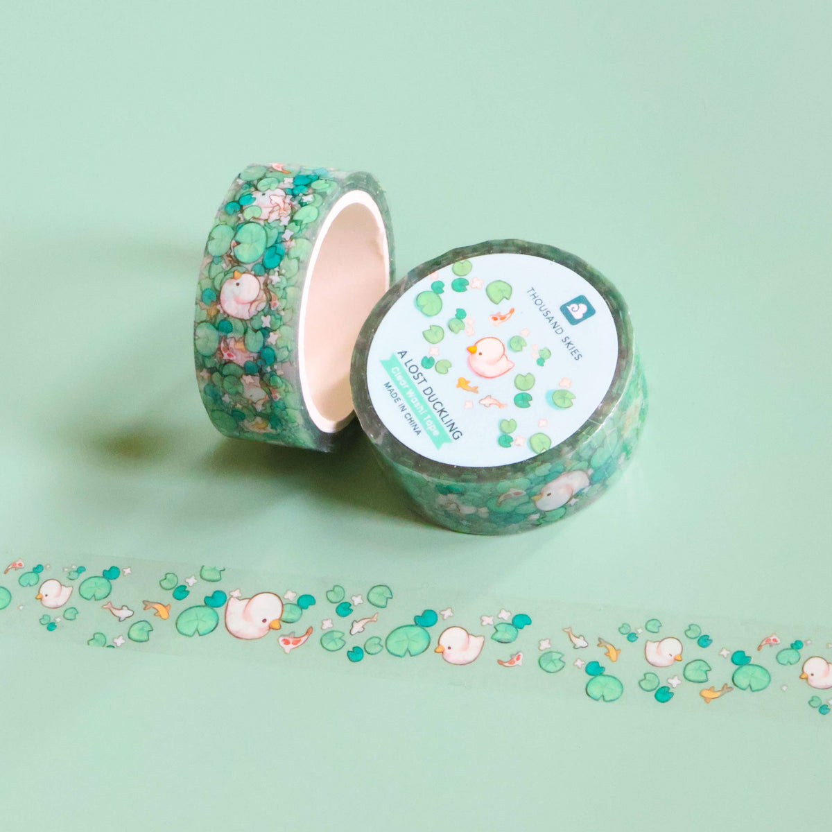 PET Tape - (Transparent) A Lost Duckling Tape
