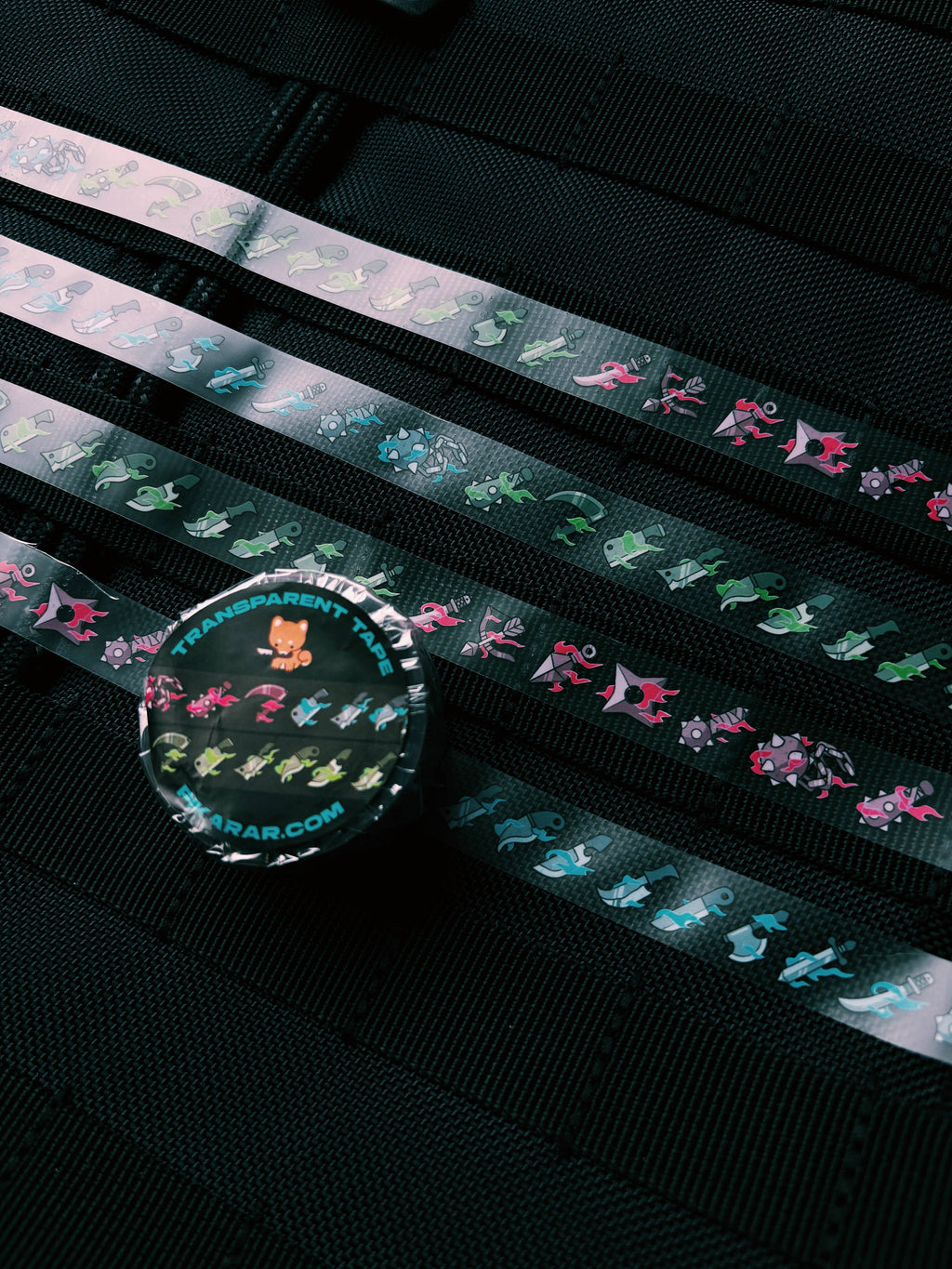 Washi tape (clear) | Weapons