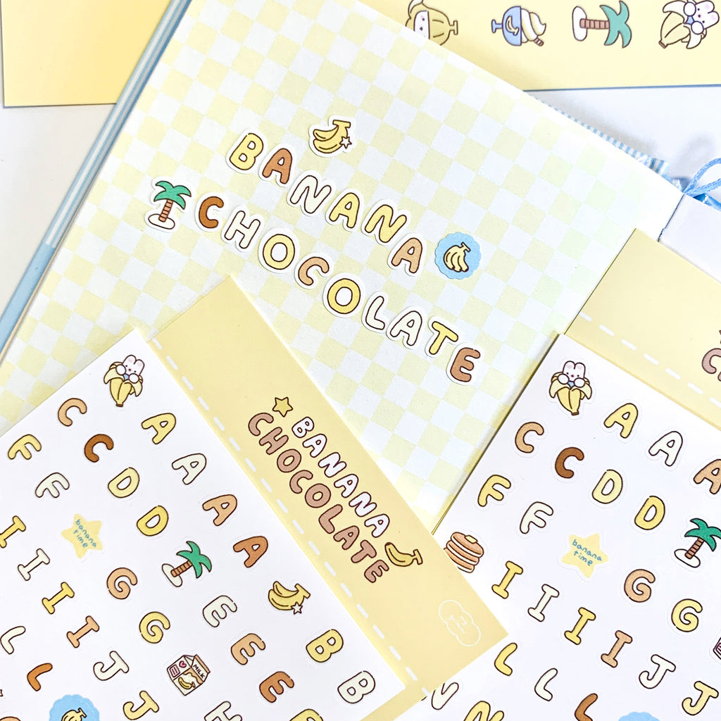 MyGrimmi - ABC Sticker Chocolate Banana