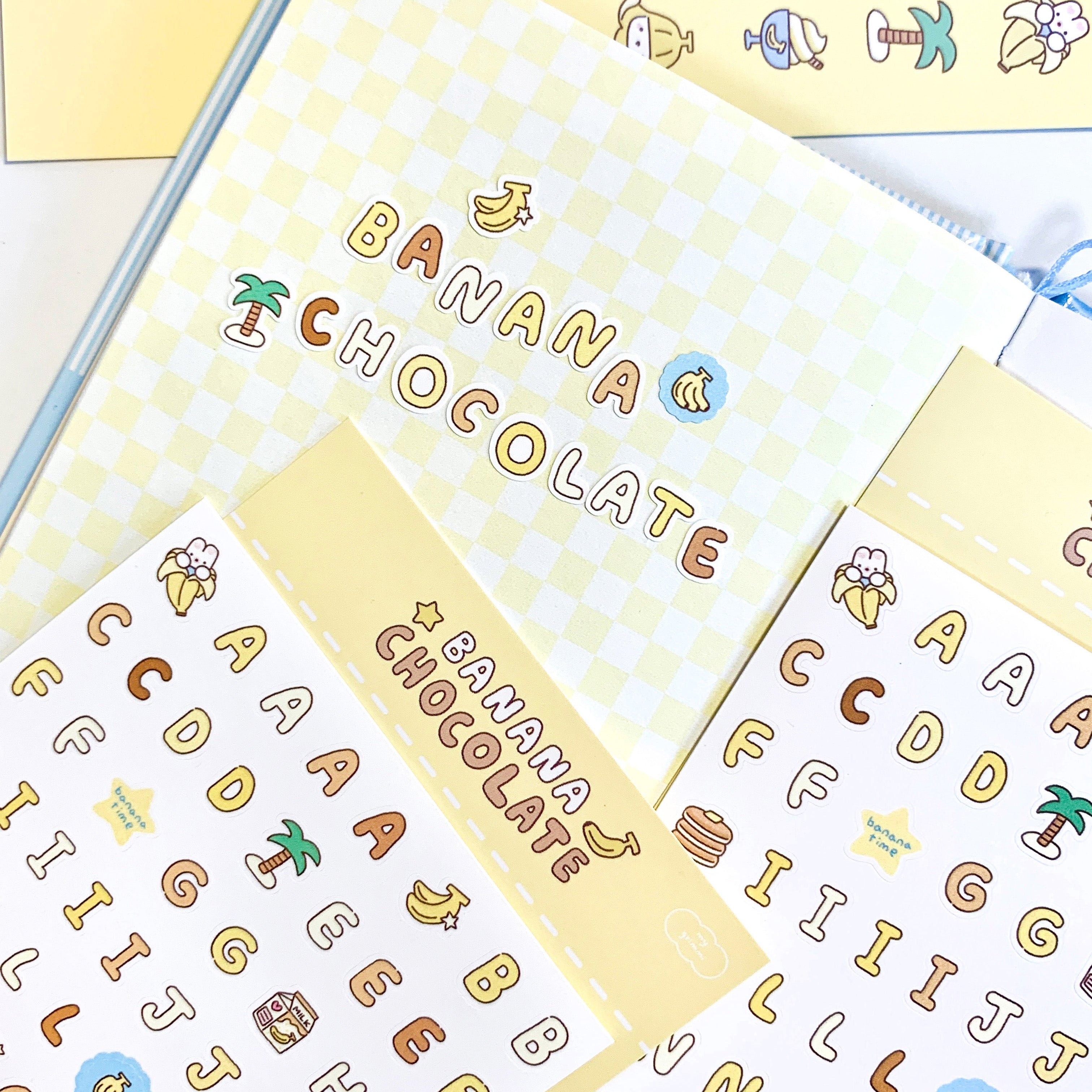 MyGrimmi - ABC Sticker Chocolate Banana