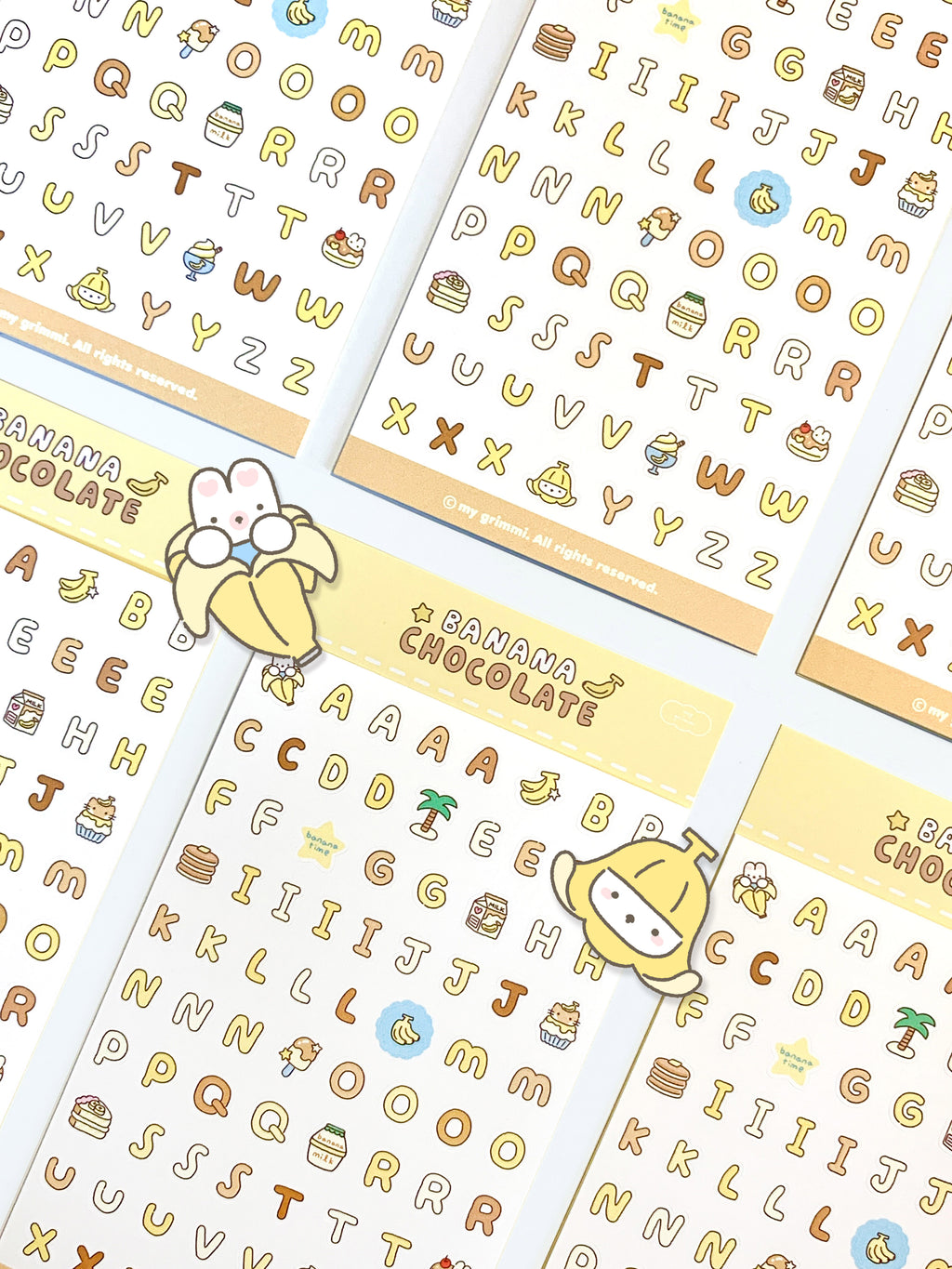 MyGrimmi - ABC Sticker Chocolate Banana