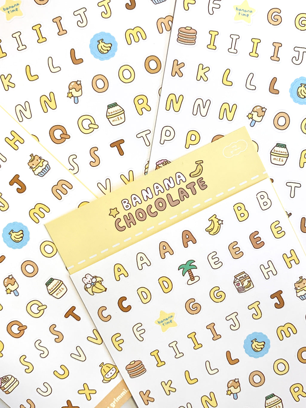 MyGrimmi - ABC Sticker Chocolate Banana