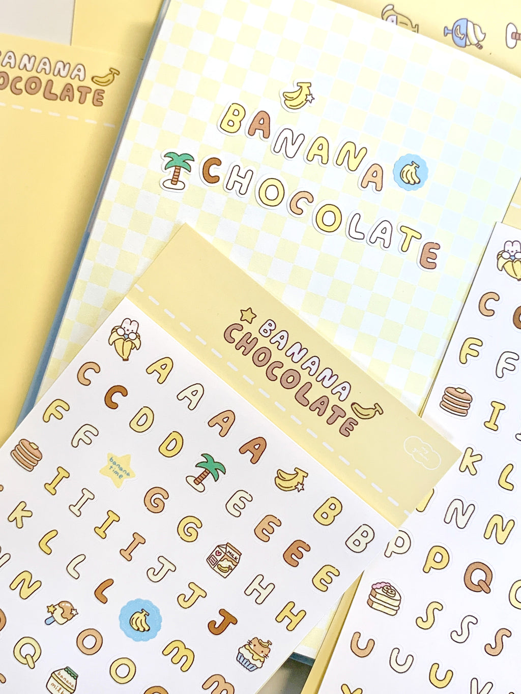 MyGrimmi - ABC Sticker Chocolate Banana