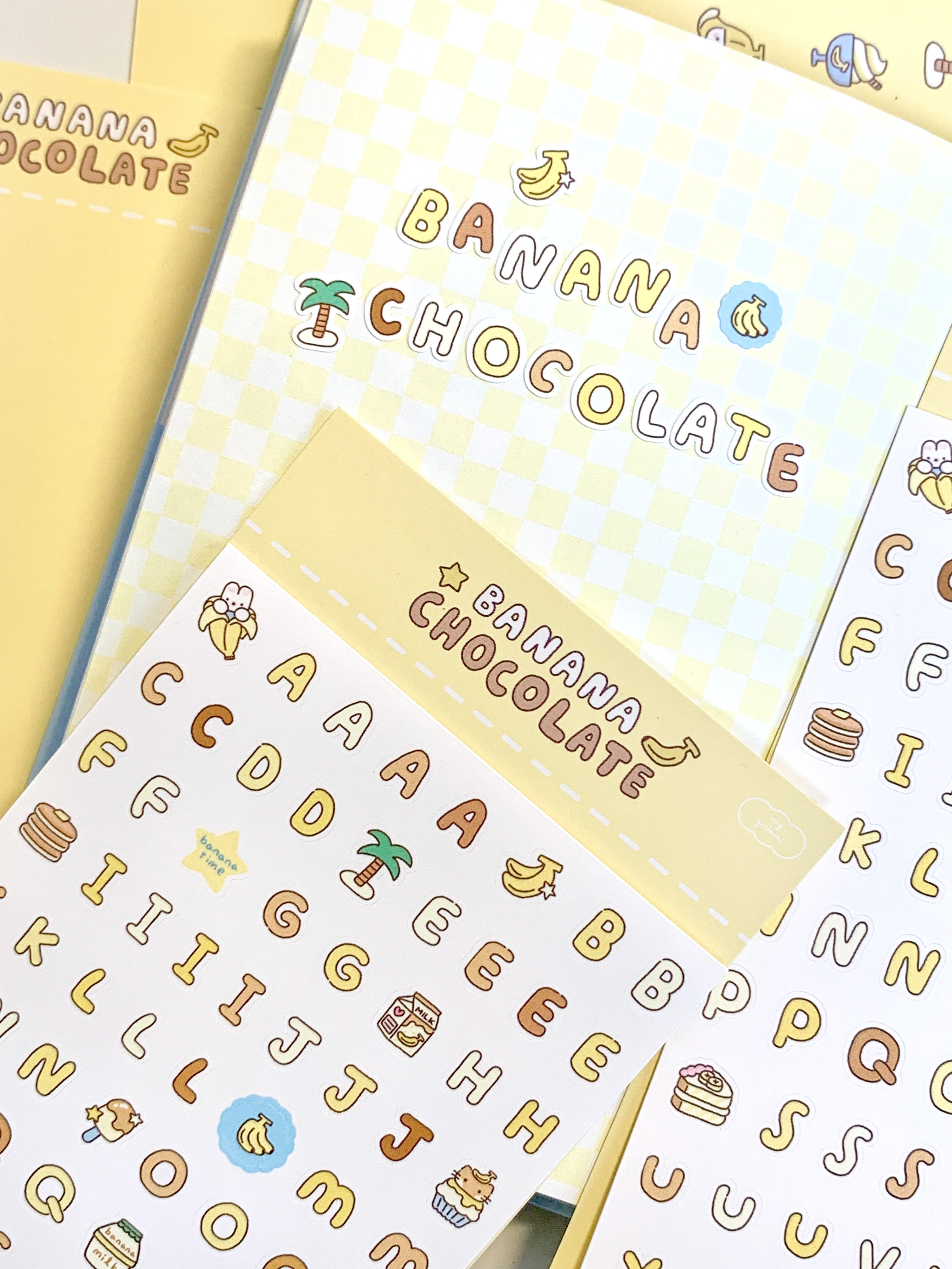 MyGrimmi - ABC Sticker Chocolate Banana