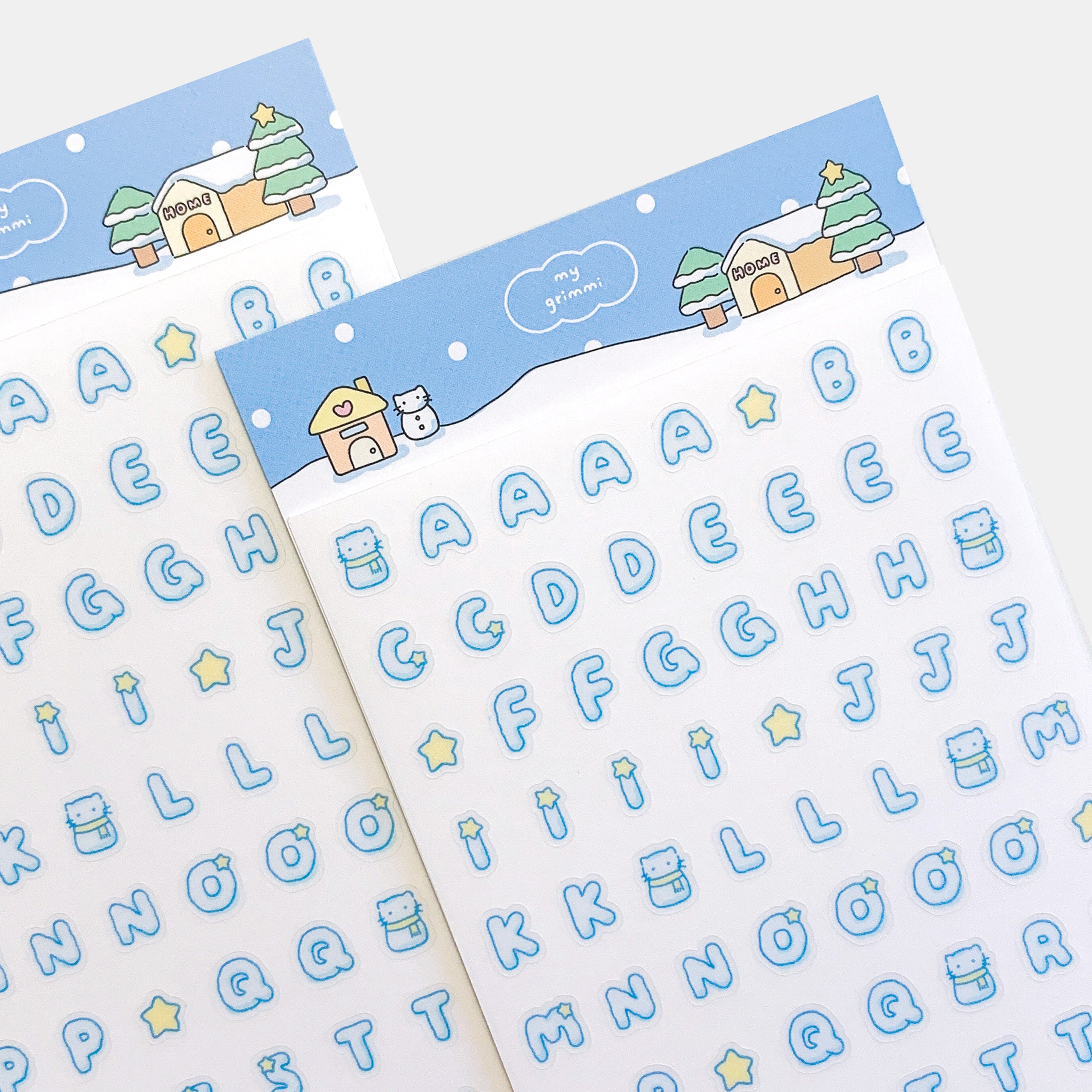 MyGrimmi - ABC Sticker Snowy Day