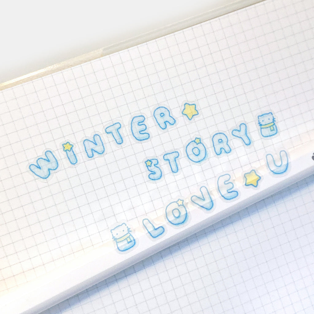 MyGrimmi - ABC Sticker Snowy Day