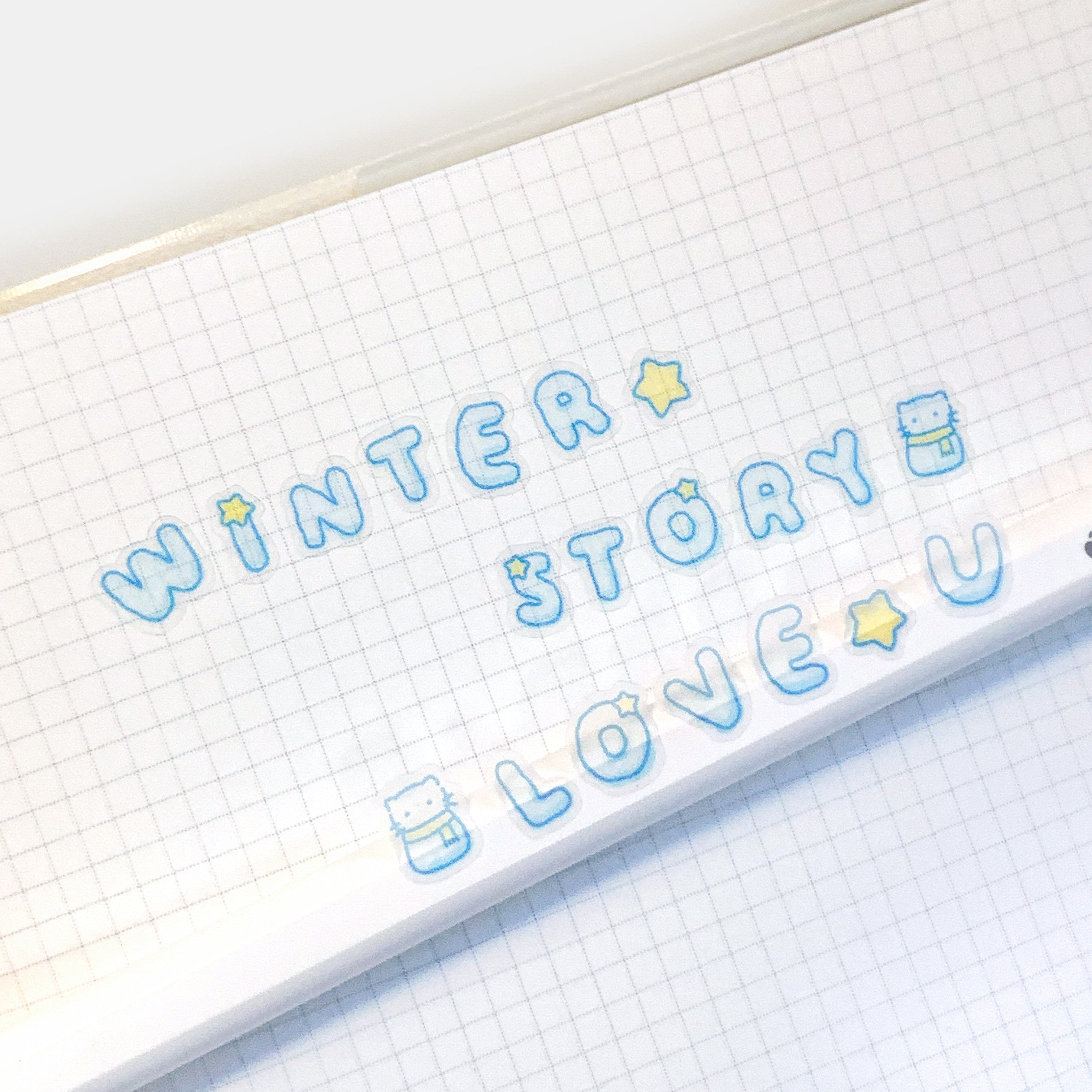 MyGrimmi - ABC Sticker Snowy Day