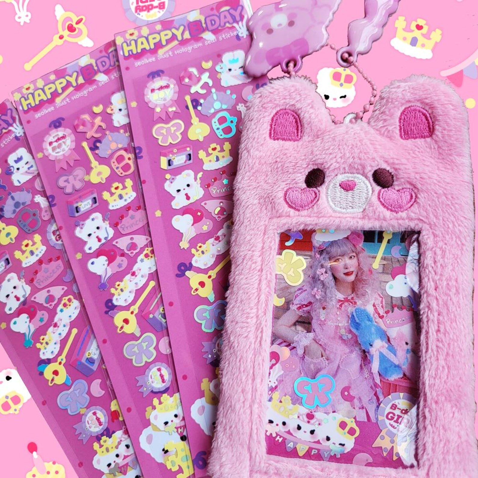 Seolkee Illust - Happy B-Day Deco Sticker Sheet