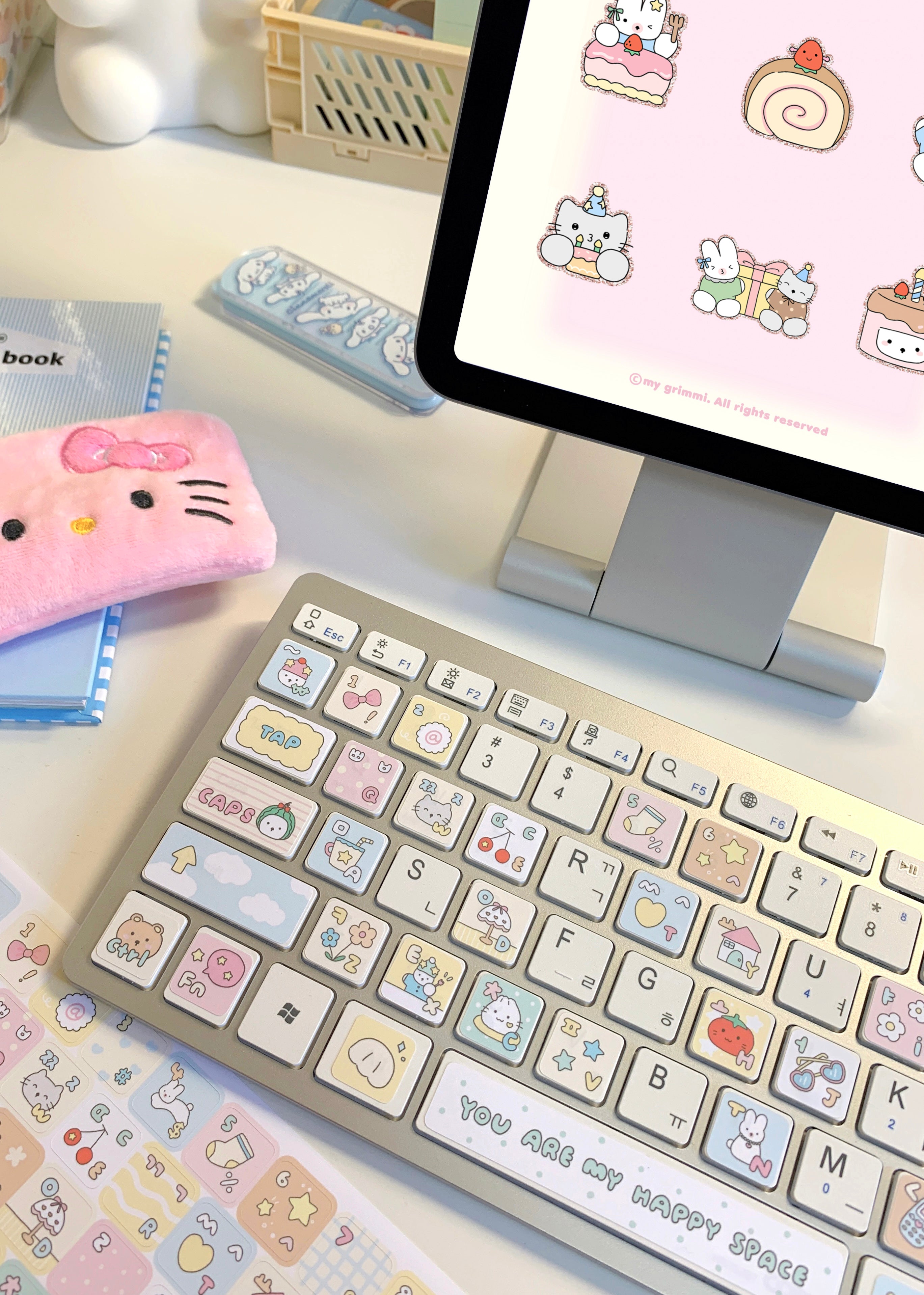 MyGrimmi - Candy Dream Keyboard Sticker