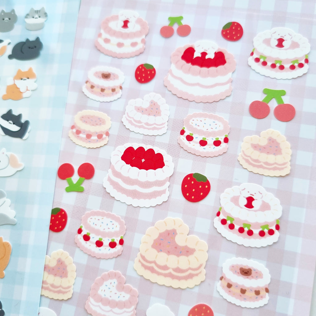 Mousse - Cake Sticker Sheet