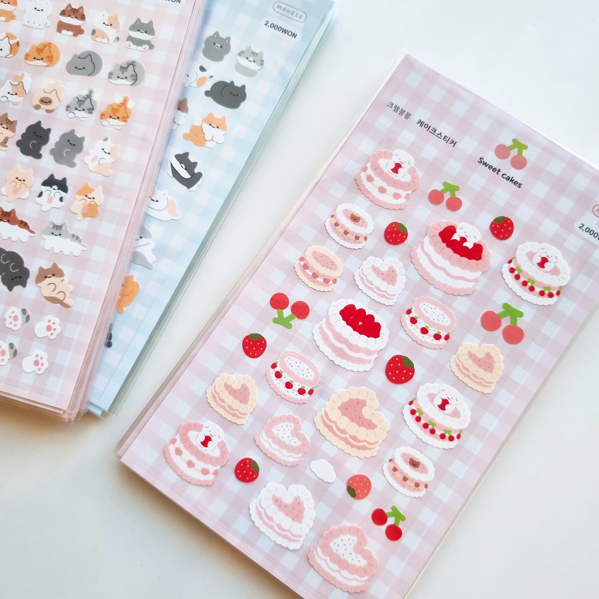 Mousse - Cake Sticker Sheet
