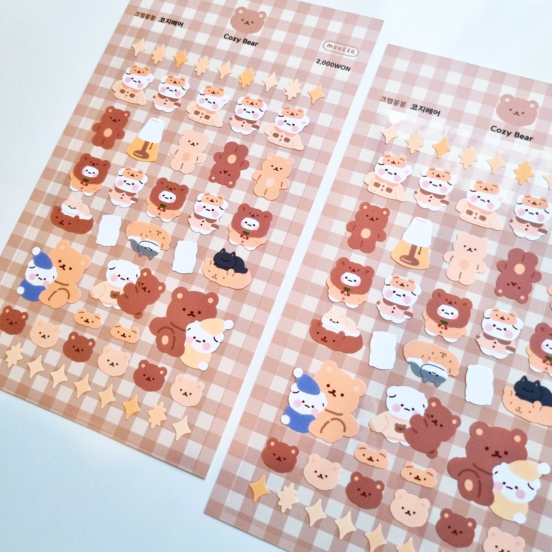 Mousse - Cozy Bear Sticker Sheet