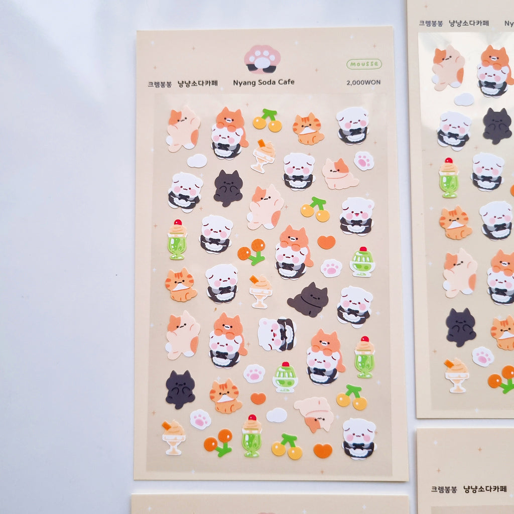 Mousse - Nyang Nyang Sticker Sheet