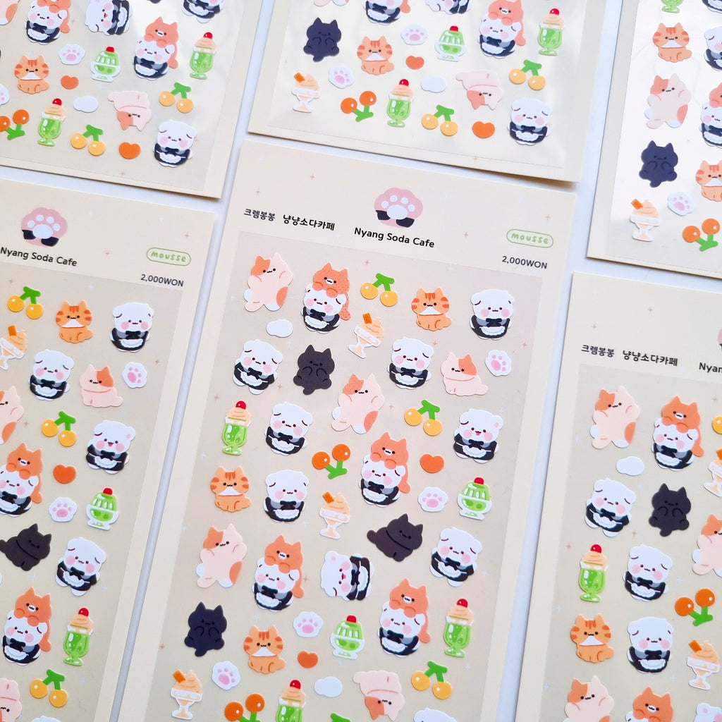 Mousse - Nyang Nyang Sticker Sheet