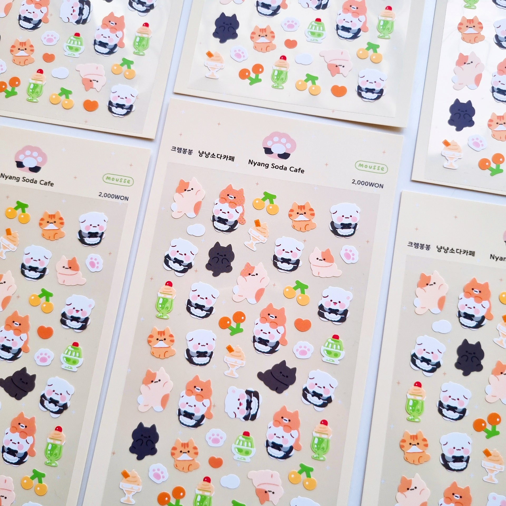 Mousse - Nyang Nyang Sticker Sheet