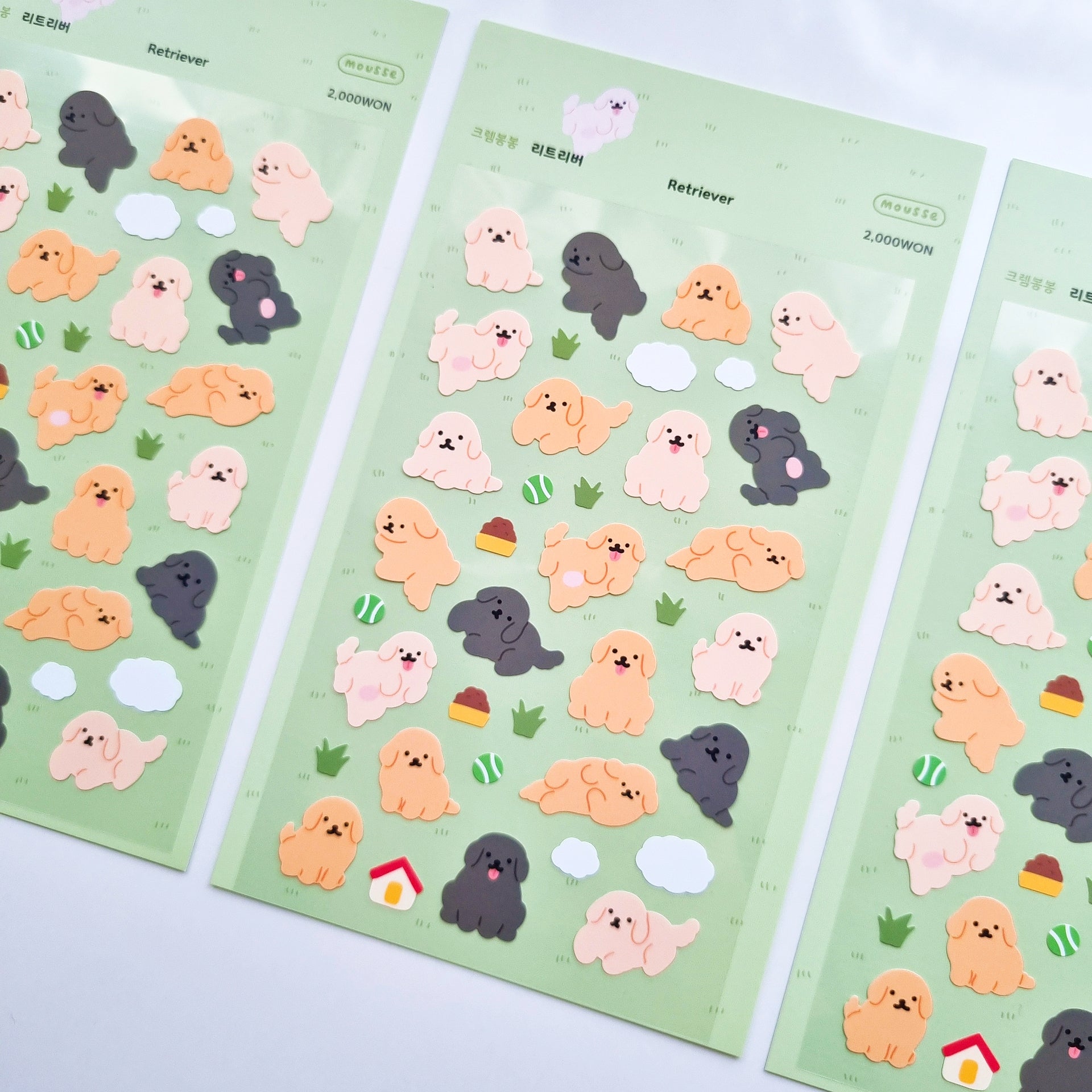 Mousse - Retriever Sticker Sheet