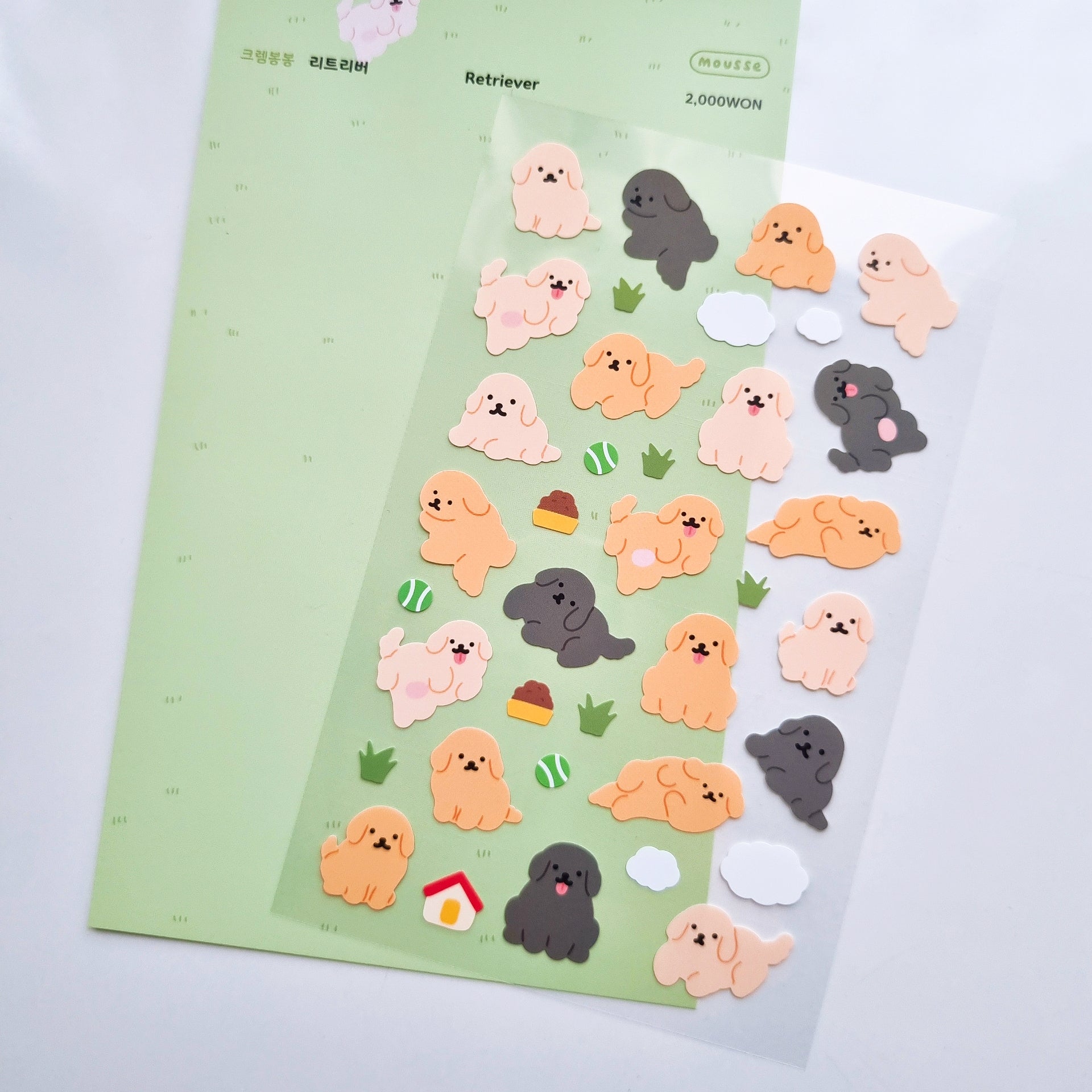 Mousse - Retriever Sticker Sheet