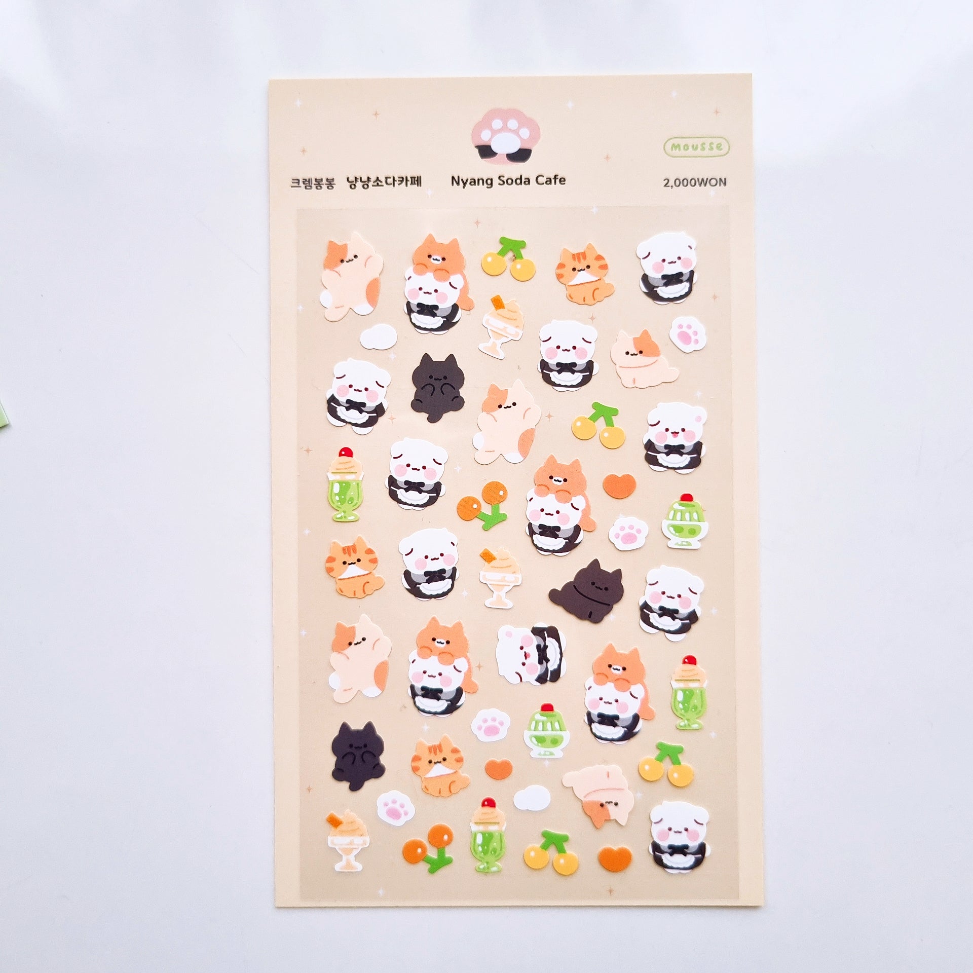 Mousse - Nyang Nyang Sticker Sheet