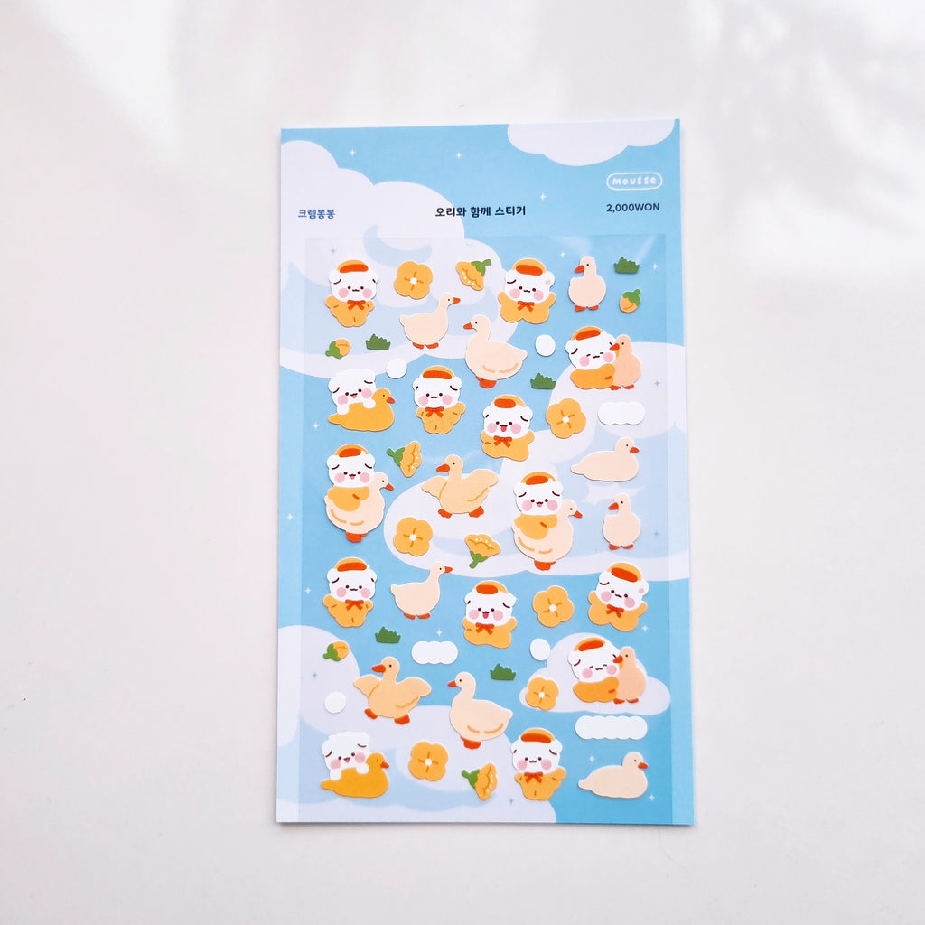 Mousse - With Duck Sticker Sheet