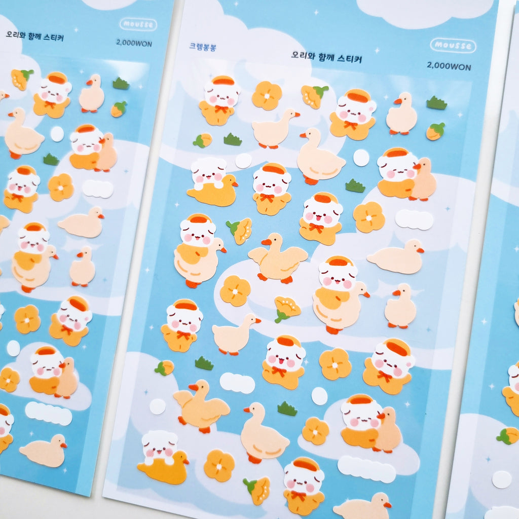 Mousse - With Duck Sticker Sheet