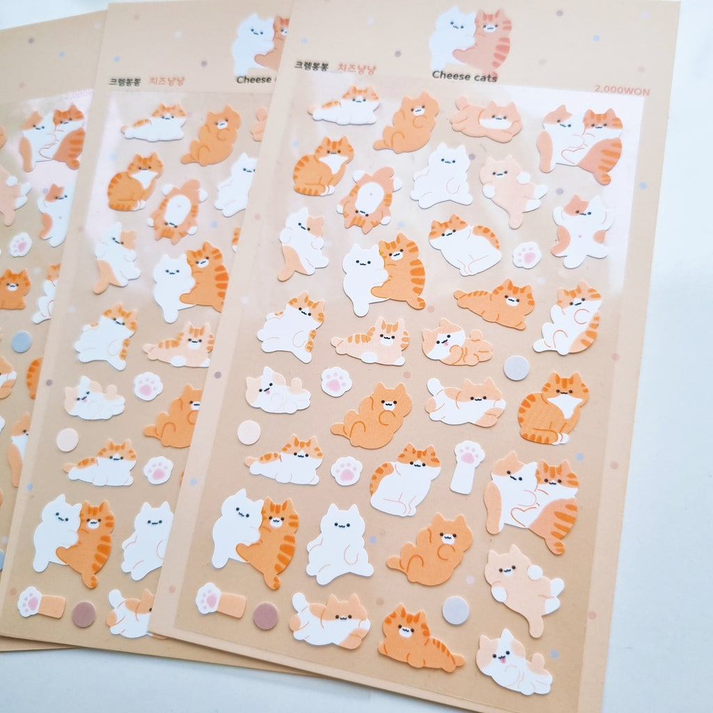 Mousse - Orange Tabby Sticker Sheet