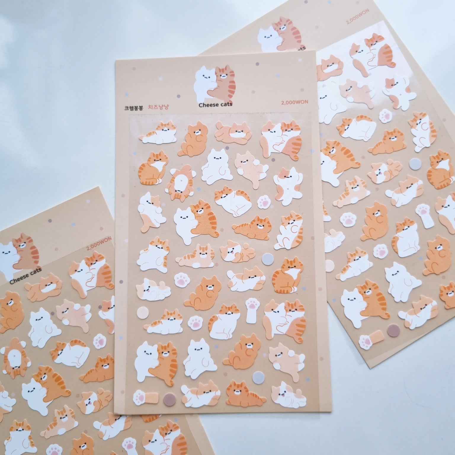 Mousse - Orange Tabby Sticker Sheet