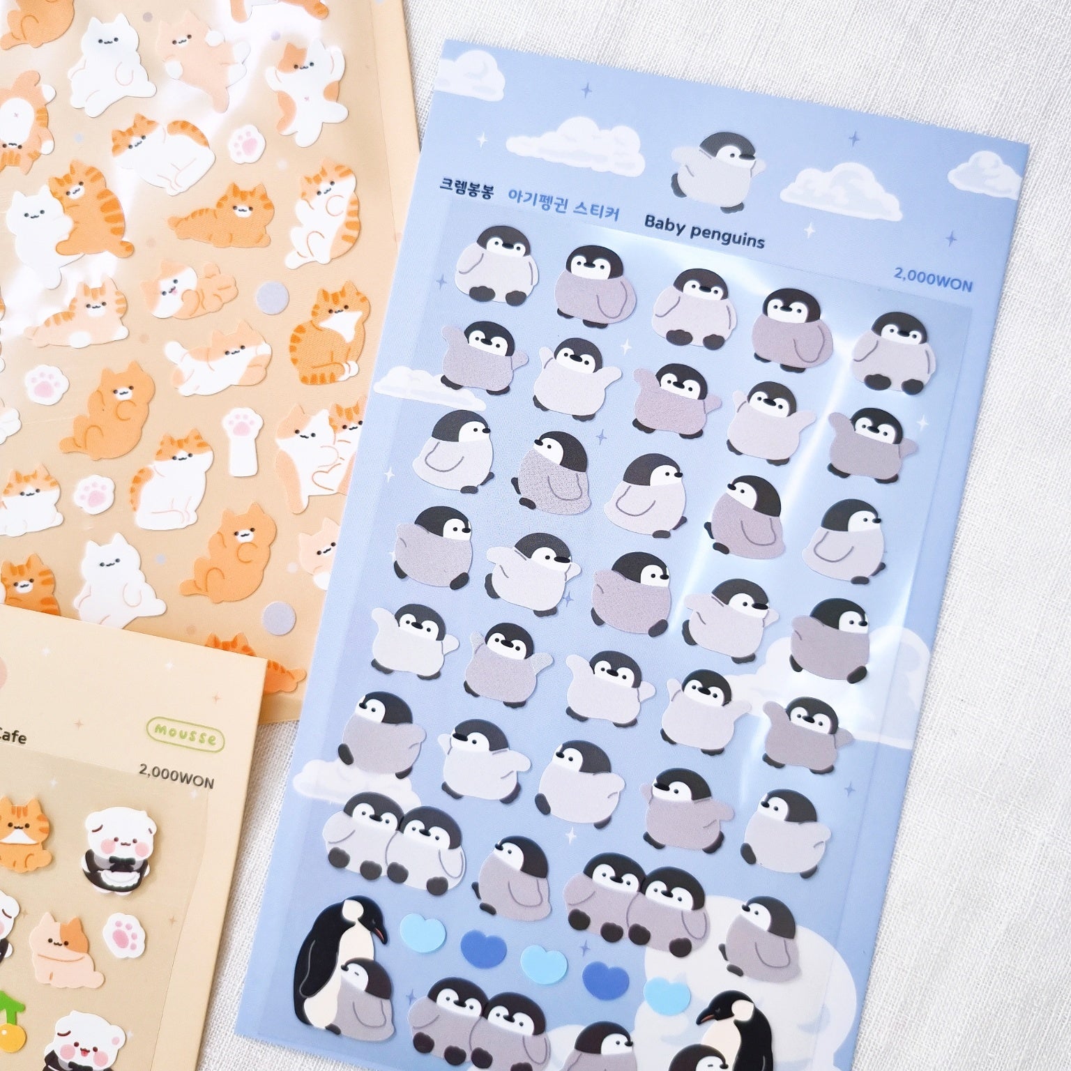 Mousse - Penguin Sticker Sheet