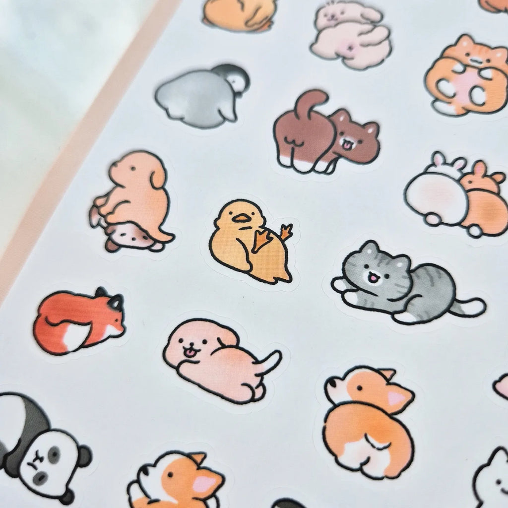 Mousse - Butt Pat Sticker Sheet