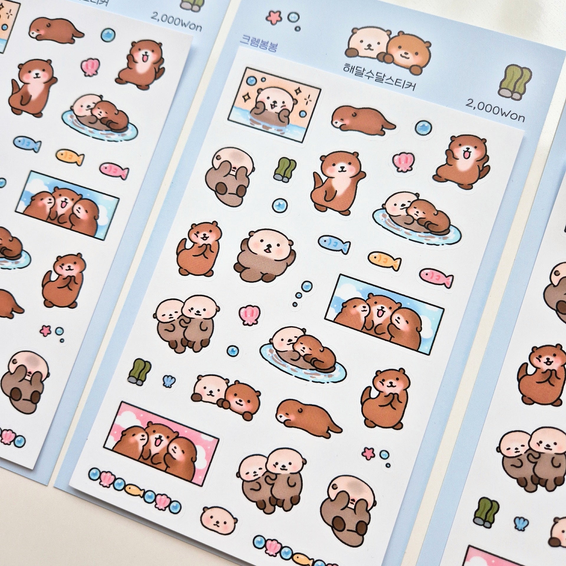 Mousse - Sea Otter Sticker Sheet