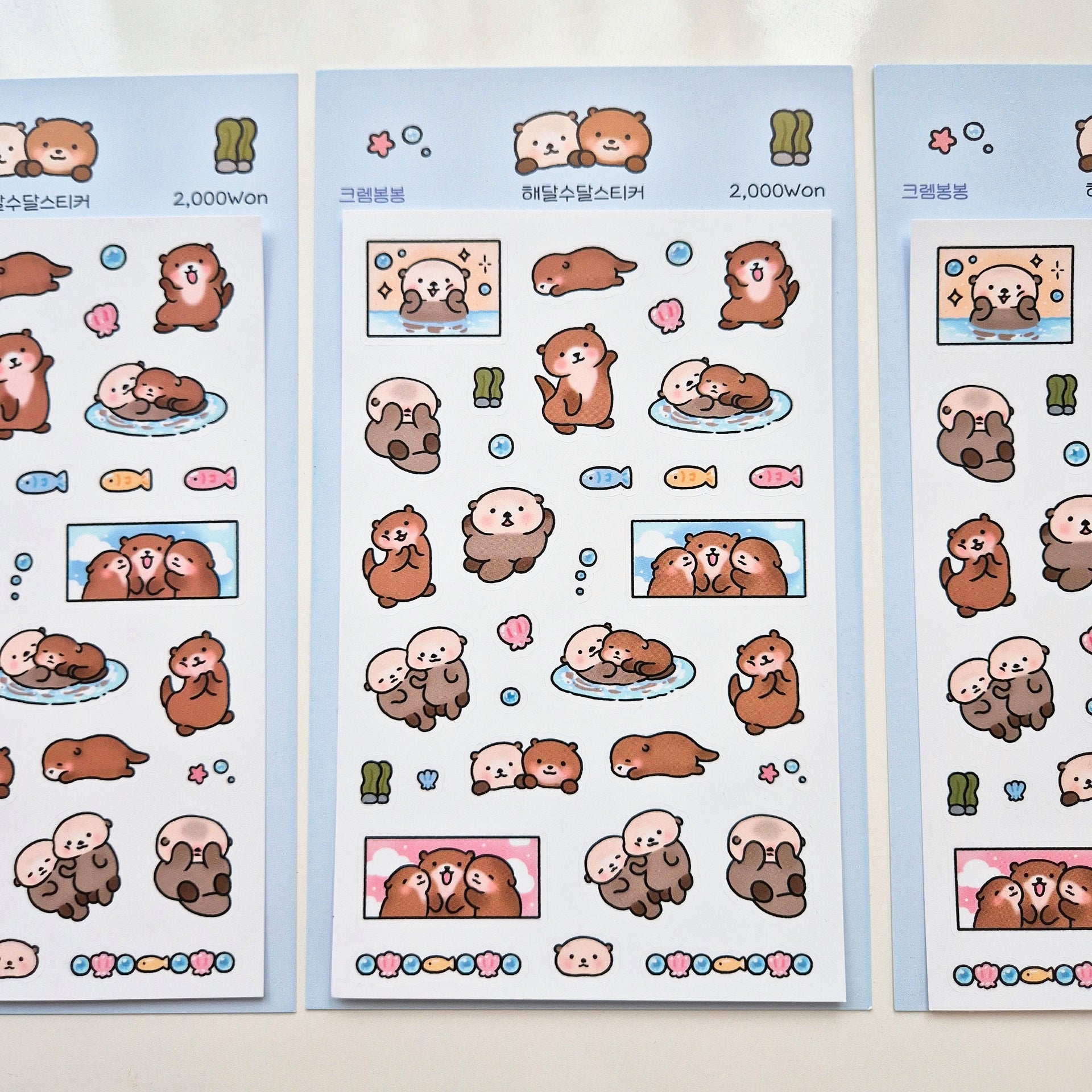 Mousse - Sea Otter Sticker Sheet