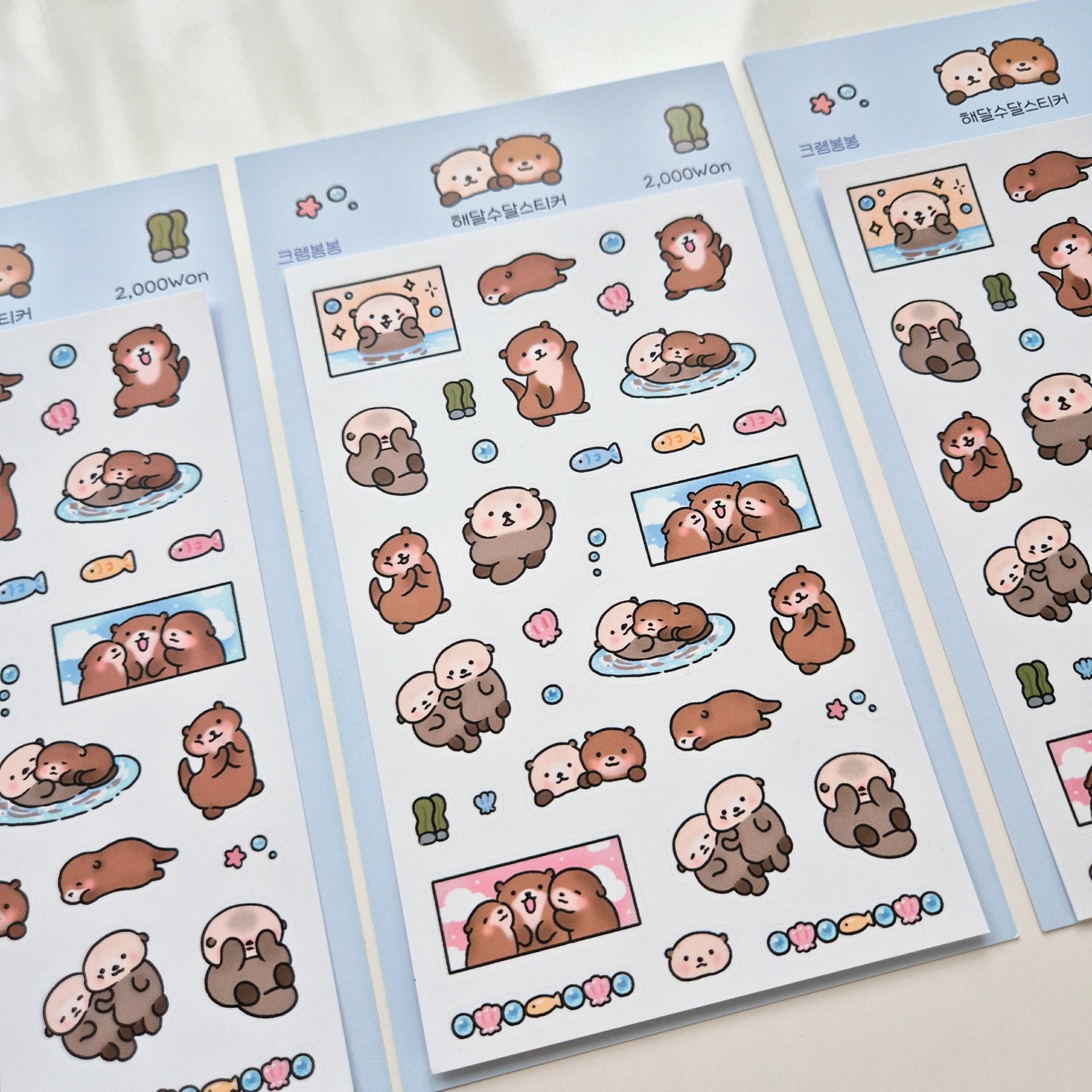 Mousse - Sea Otter Sticker Sheet