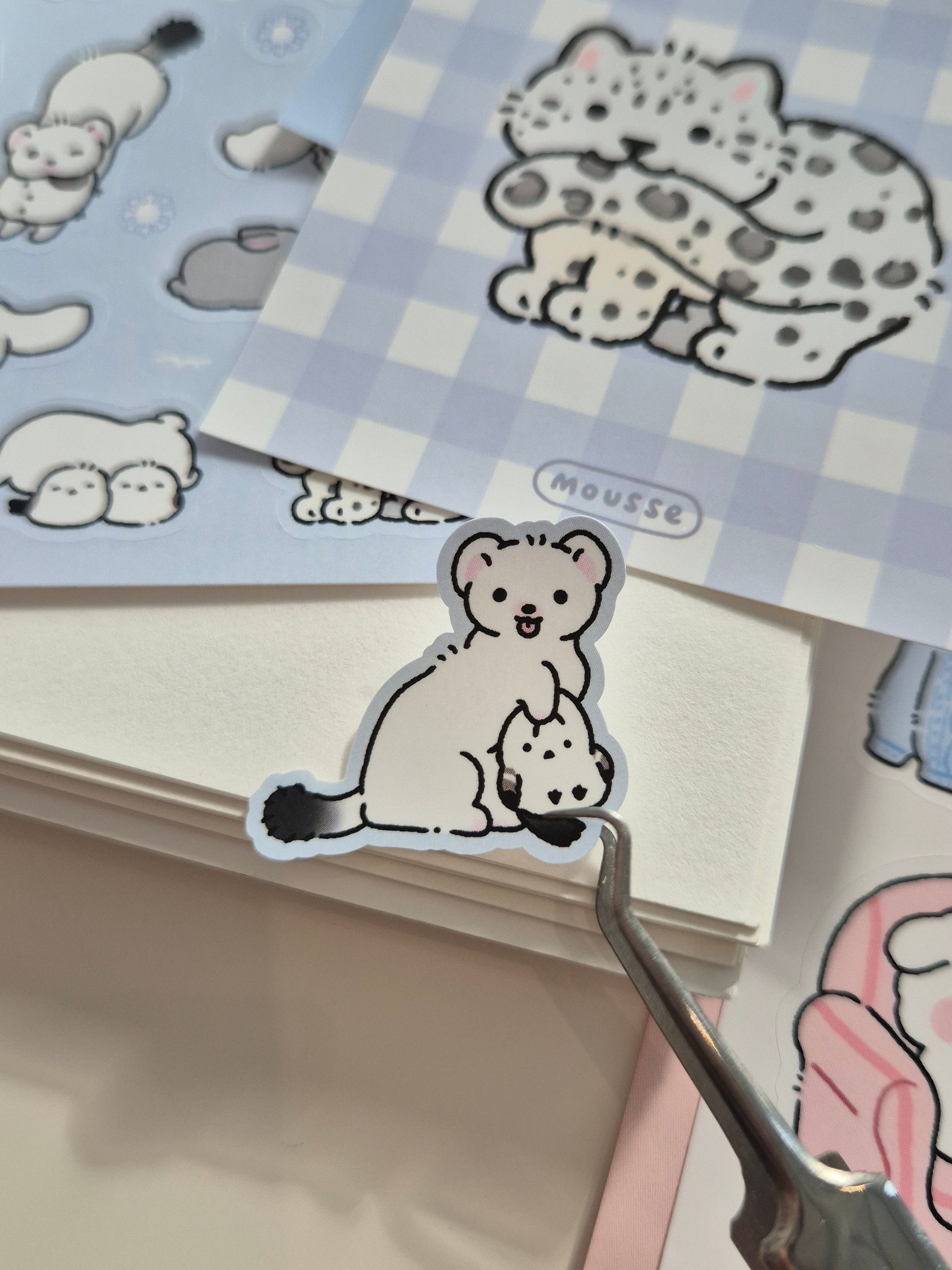 Mousse - Snowy World Sticker Sheet
