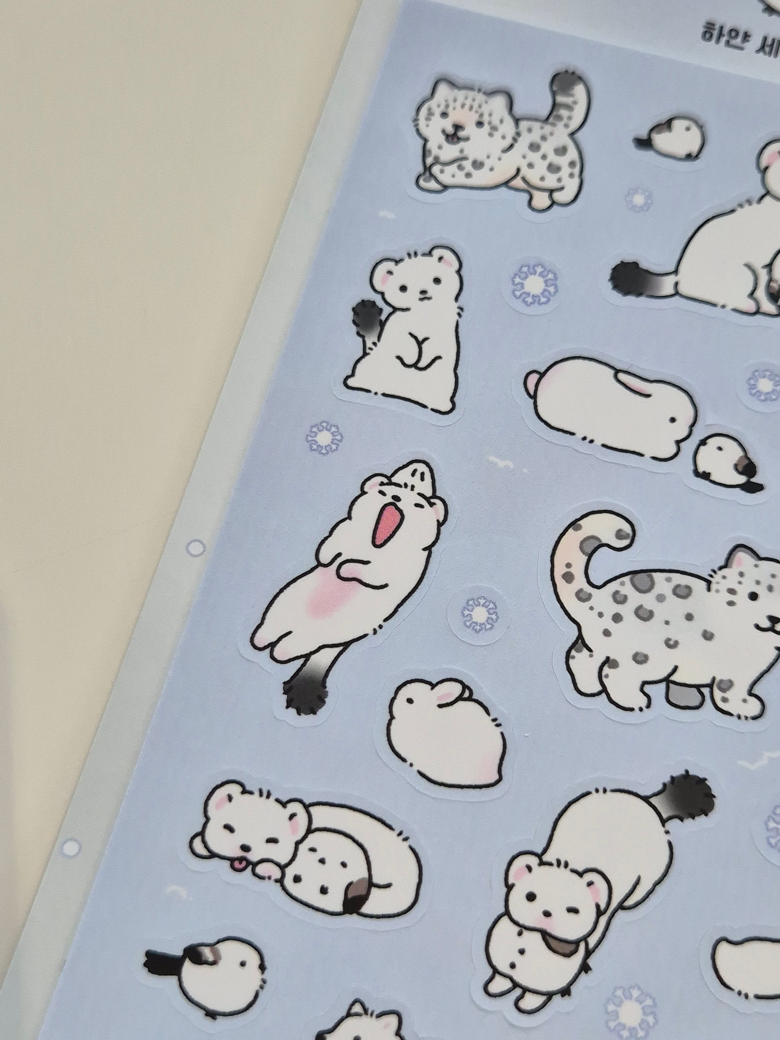 Mousse - Snowy World Sticker Sheet