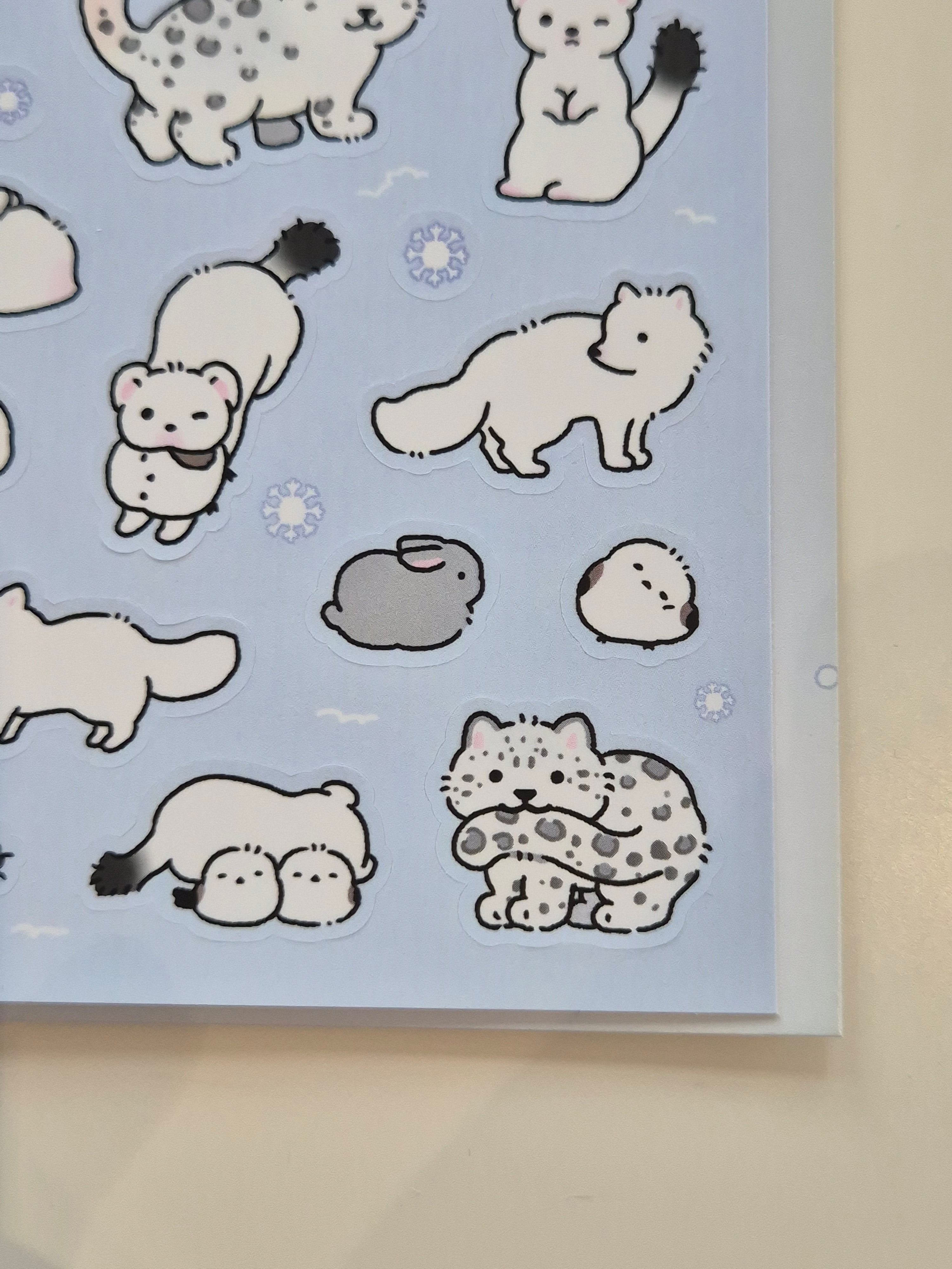 Mousse - Snowy World Sticker Sheet