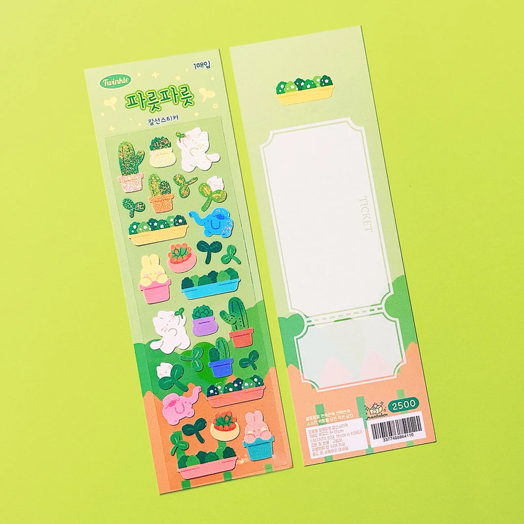 Mantabox - Green Green Deco Sticker Sheet