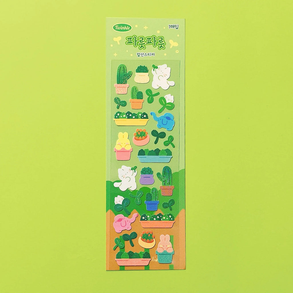 Mantabox - Green Green Deco Sticker Sheet