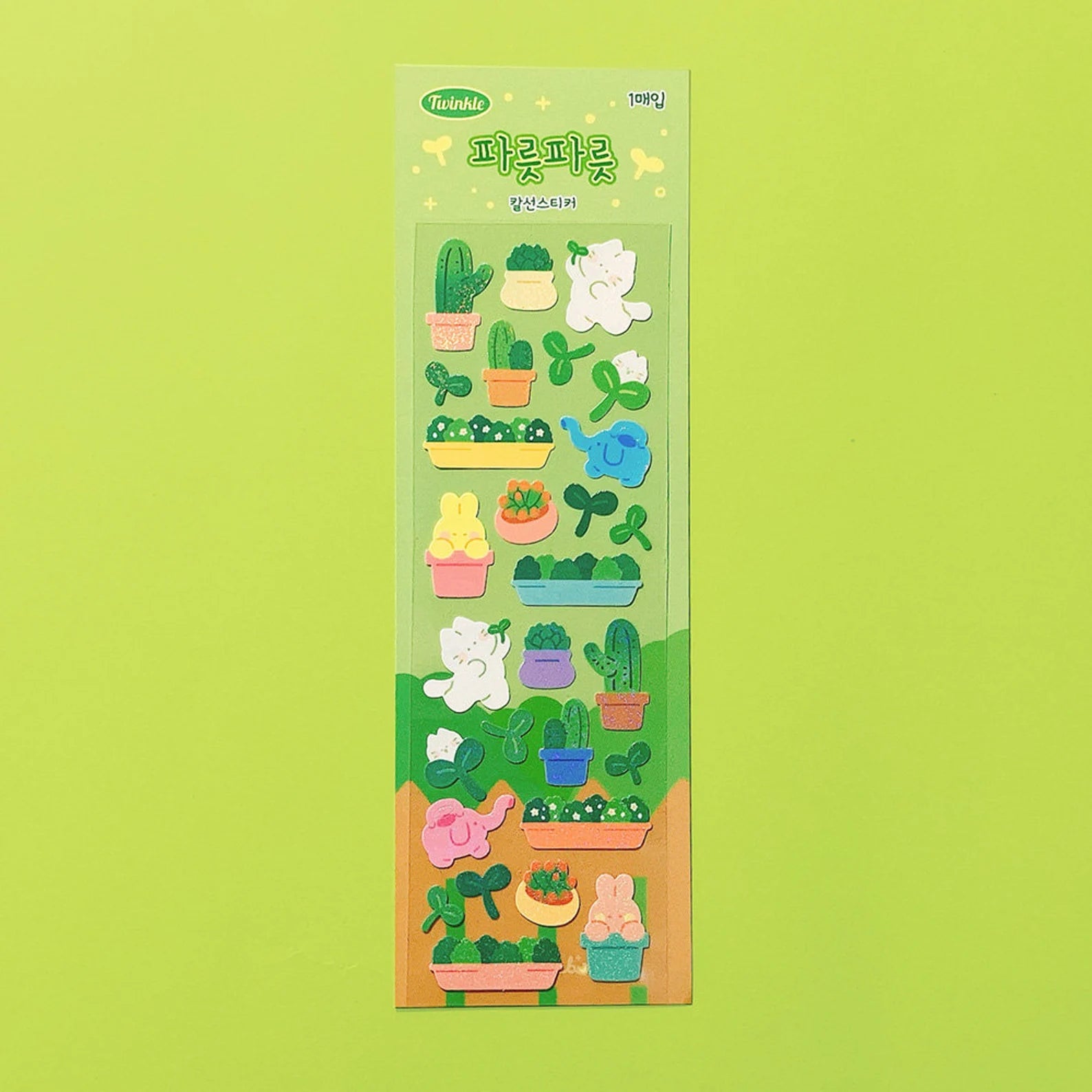 Mantabox - Green Green Deco Sticker Sheet