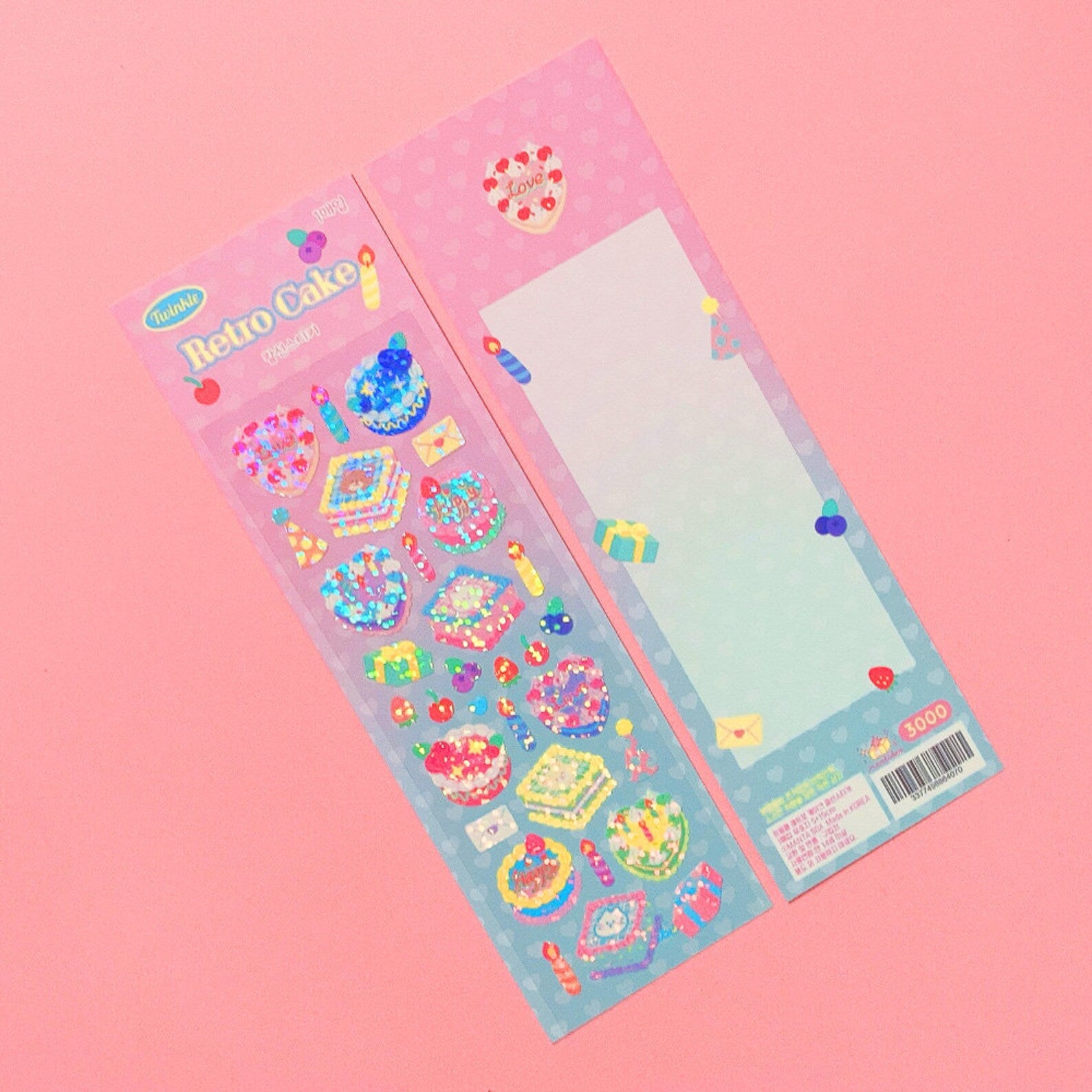 Mantabox - Retro Cake Deco Sticker Sheet