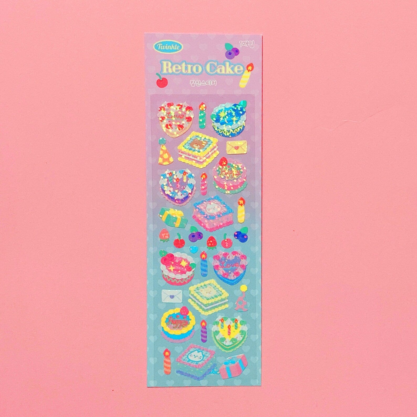 Mantabox - Retro Cake Deco Sticker Sheet