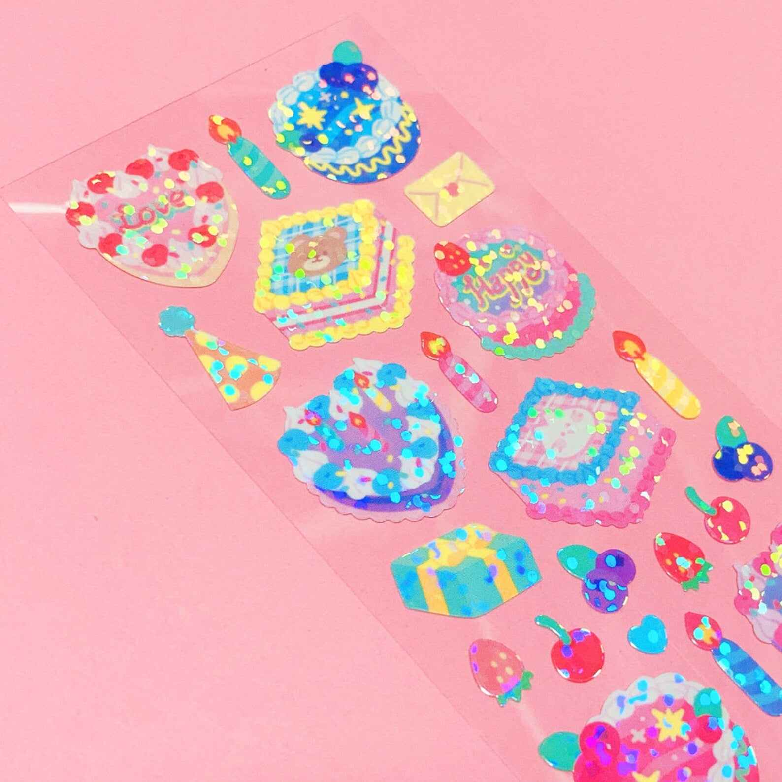 Mantabox - Retro Cake Deco Sticker Sheet