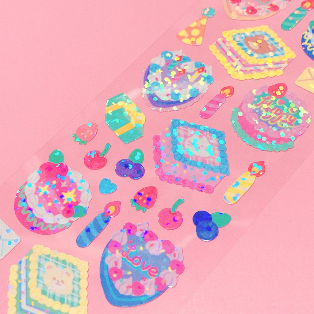 Mantabox - Retro Cake Deco Sticker Sheet