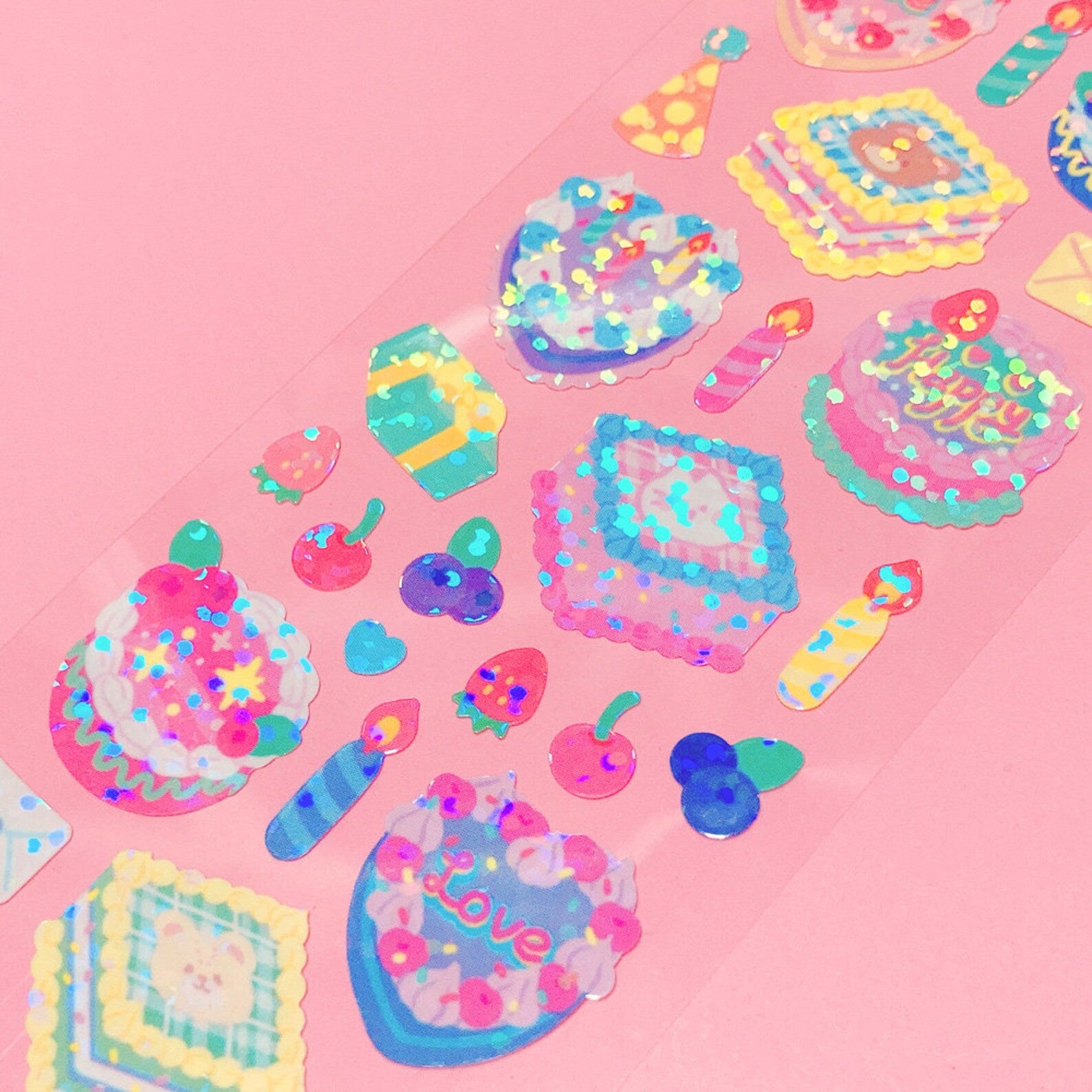 Mantabox - Retro Cake Deco Sticker Sheet