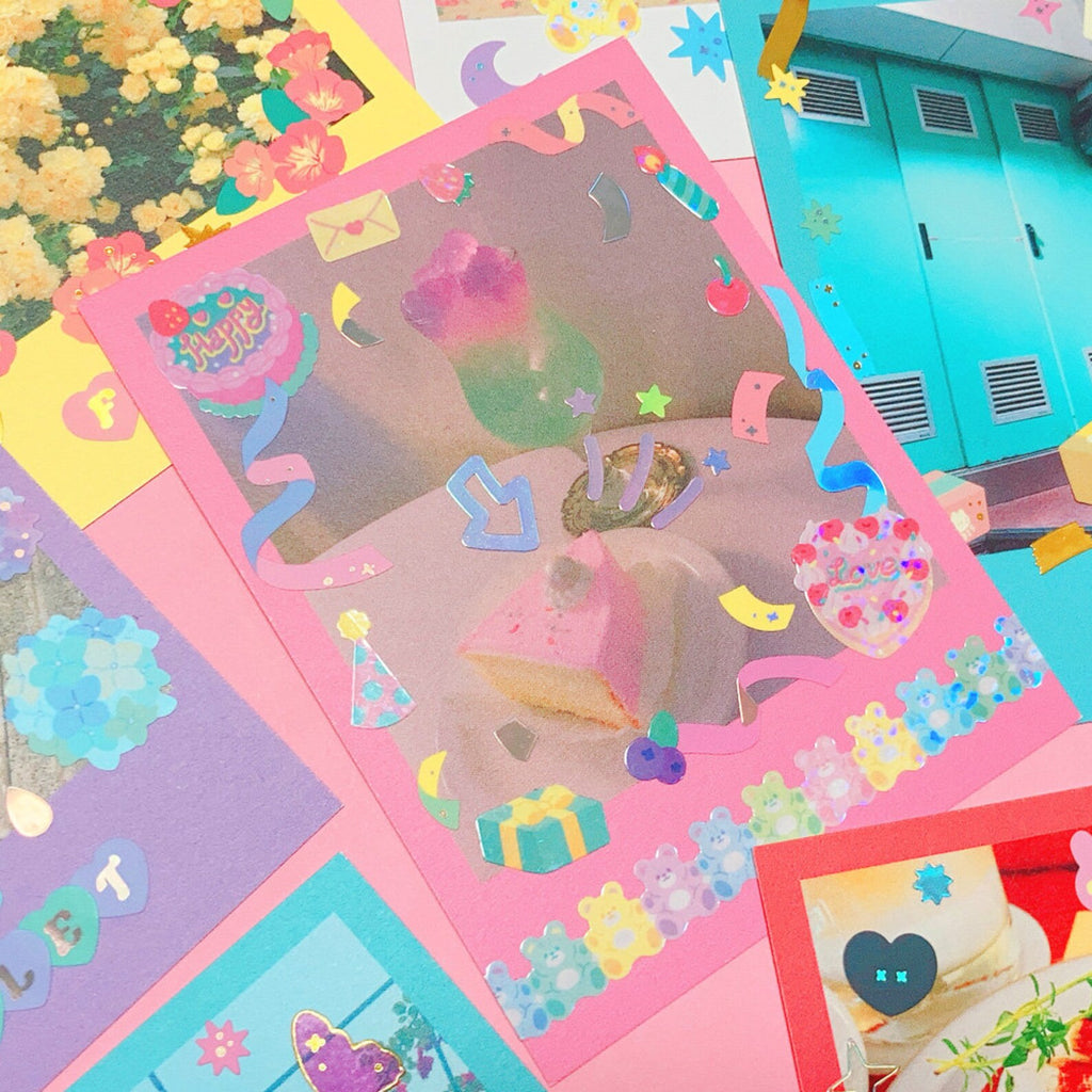 Mantabox - Retro Cake Deco Sticker Sheet