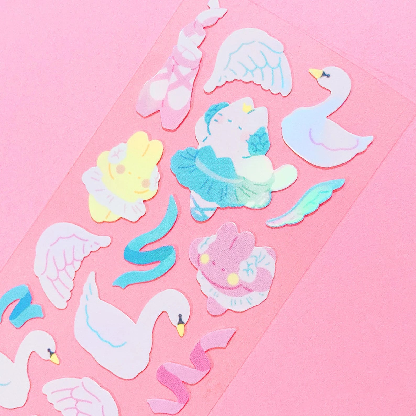 Mantabox - Swan Deco Sticker Sheet