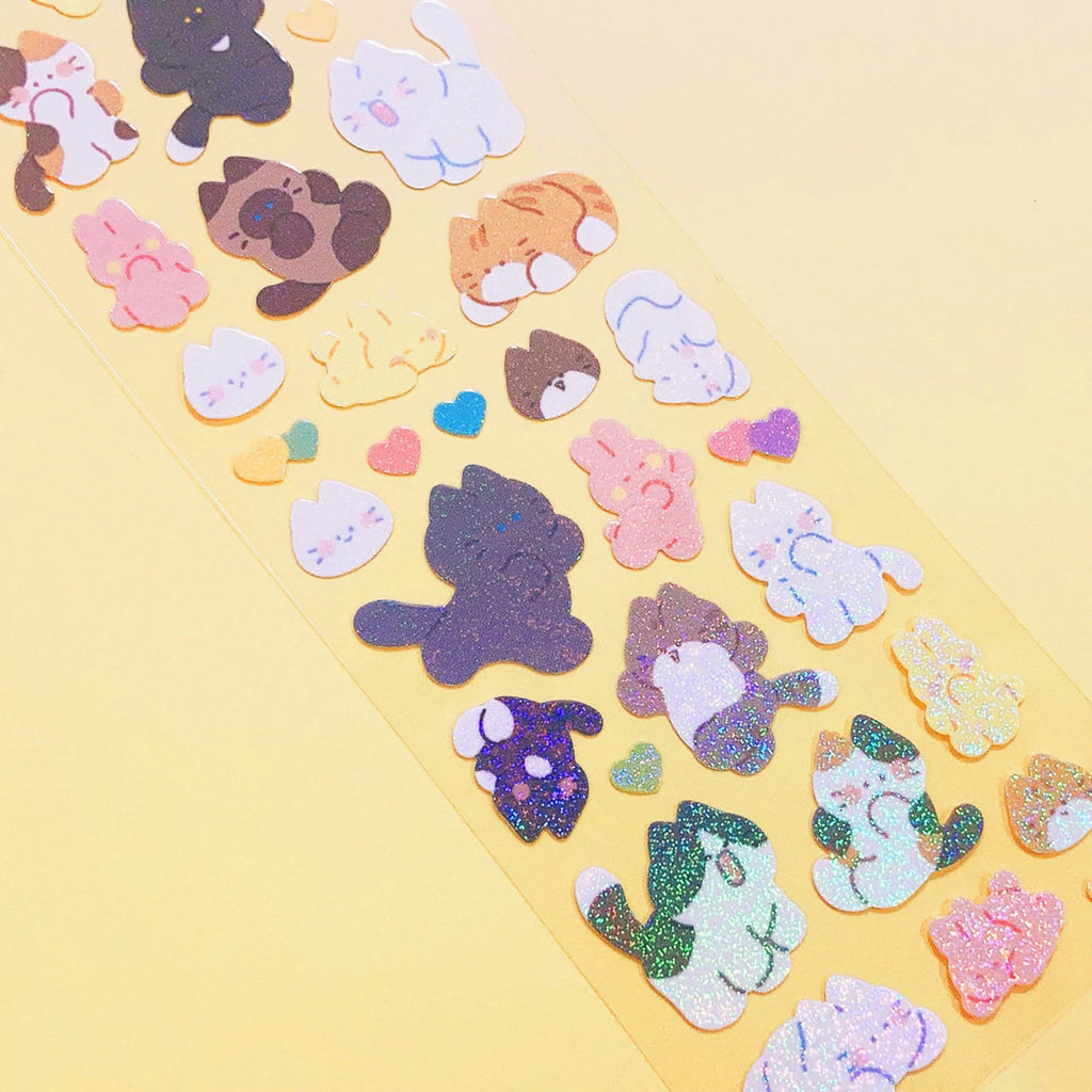 Mantabox - Various Kitten Deco Sticker Sheet