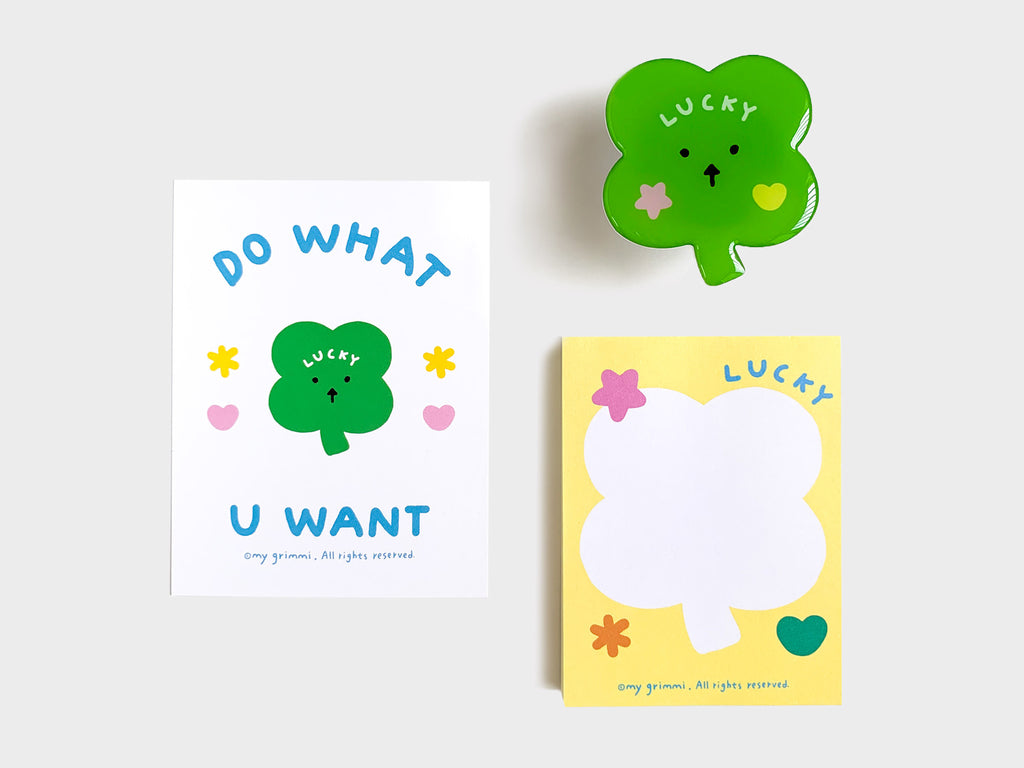 MyGrimmi - Lucky Clover Notepad